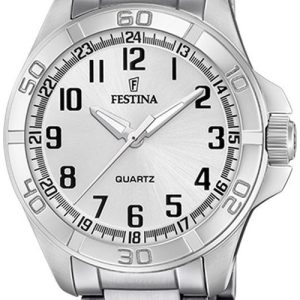 Festina Herrklocka F20434-3 Silverfärgad/Stål Ø44 mm