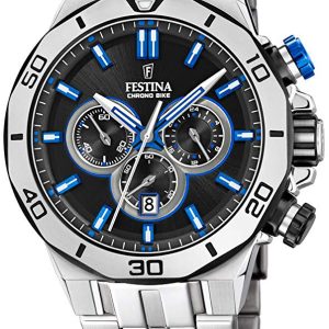 Festina Herrklocka F20448-5 Svart/Stål Ø44 mm