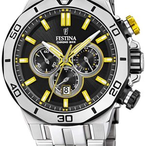 Festina Herrklocka F20448-8 Svart/Stål Ø44 mm