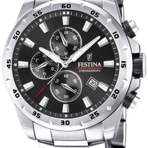 Festina Herrklocka F20463-4 Svart/Stål Ø45 mm