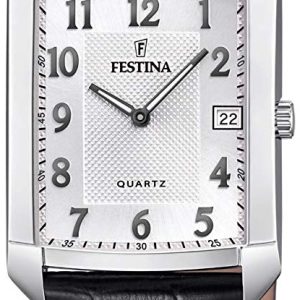 Festina Herrklocka F20464-1 Classic Silverfärgad/Läder