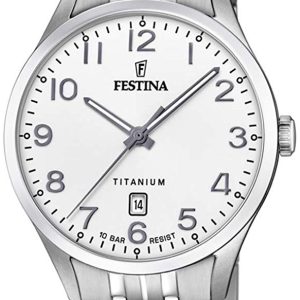 Festina Herrklocka F20466-1 Vit/Titan Ø40 mm