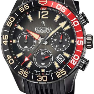 Festina Herrklocka F20518-3 Grå/Gummi Ø44 mm