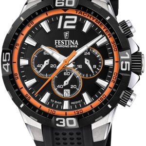 Festina Herrklocka F20523-2 Svart/Gummi Ø44.5 mm