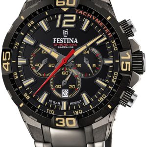 Festina Herrklocka F20527-1 Svart/Stål Ø44.5 mm