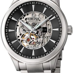 Festina Herrklocka F20536-4 Svart/Stål Ø43 mm