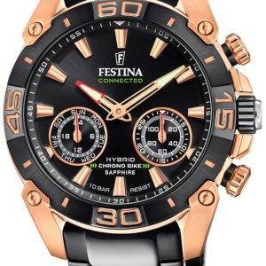 Festina Herrklocka F20548-1 Chrono Bike Svart/Stål Ø45.5 mm