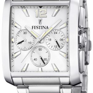 Festina Herrklocka F20635-1 Timeless Silverfärgad/Stål