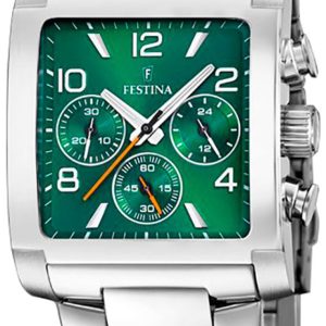 Festina Herrklocka F20652-2 Timeless Grön/Stål