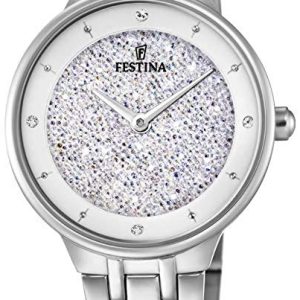 Festina Mademoiselle Damklocka F20382-1 Vit/Stål Ø30.5 mm