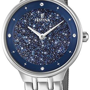 Festina Mademoiselle Damklocka F20385-2 Blå/Stål Ø31 mm