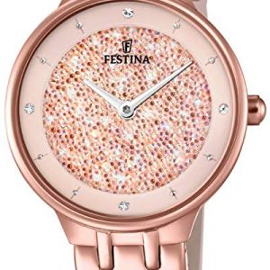 Festina Mademoiselle Damklocka F20406-2 Rosa/Läder Ø31 mm