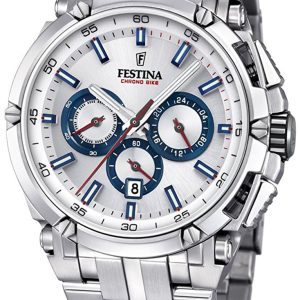 Festina Sport Herrklocka F20327-1 Silverfärgad/Stål Ø44 mm