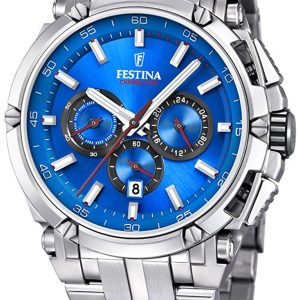 Festina Sport Herrklocka F20327-2 Blå/Stål Ø44 mm