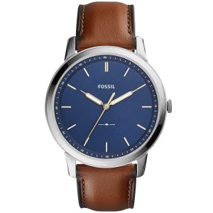 Fossil The Minimalist Slim 3H FS5304 - Herr - 44 mm - Analogt - Quartz - Mineralglas