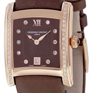 Frederique Constant Classics Damklocka FC-220CHD2ECD4 Brun/Textil