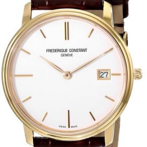 Frederique Constant Classics Herrklocka FC-220NW4S5 Vit/Läder Ø37 mm