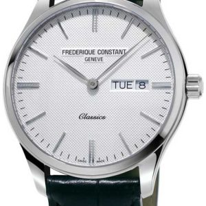 Frederique Constant Classics Herrklocka FC-225ST5B6 Vit/Läder Ø40 mm