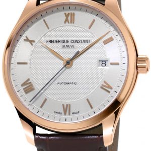 Frederique Constant Classics Herrklocka FC-303MV5B4 Vit/Läder Ø40 mm