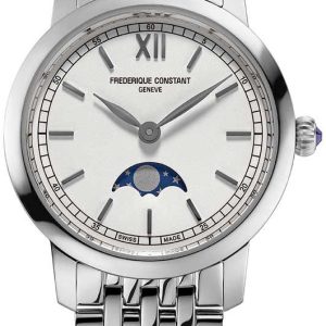 Frederique Constant Damklocka FC-206SW1S6B Slimline Vit/Stål Ø30 mm