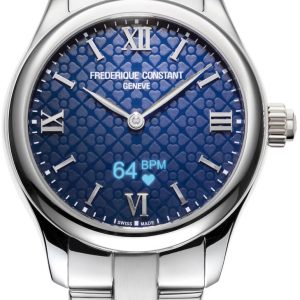 Frederique Constant Damklocka FC-286N3B6B Vitality Blå/Stål Ø36 mm