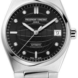 Frederique Constant Damklocka FC-303BD2NH6B Highlife Svart/Stål Ø34