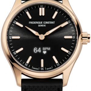 Frederique Constant Herrklocka FC-287BS5B4 Vitality Svart/Gummi Ø42