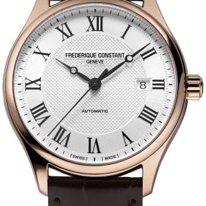 Frederique Constant Herrklocka FC-303MC5B4 Classics Vit/Läder Ø40 mm