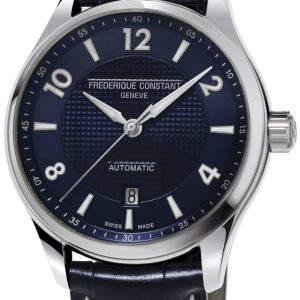 Frederique Constant Herrklocka FC-303RMN5B6 Runabout Blå/Läder Ø42