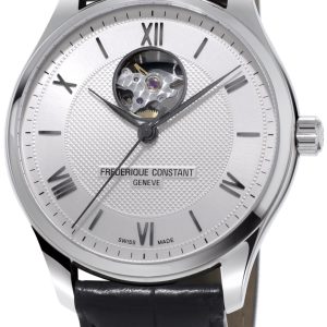 Frederique Constant Herrklocka FC-310MS5B6 Classics Vit/Läder Ø40 mm