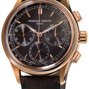 Frederique Constant Herrklocka FC-760DG4H4 Manufacture Grå/Läder