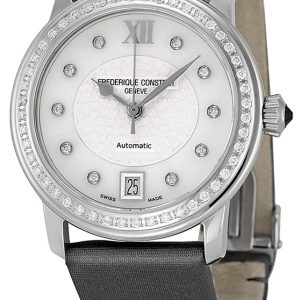 Frederique Constant Ladies Automatic Damklocka FC-303WHD2PD6 Textil