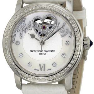 Frederique Constant Ladies Automatic Damklocka FC-310SQ2PD6 Läder