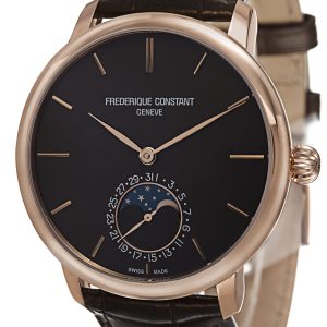 Frederique Constant Manufacture Herrklocka FC-705C4S9 Brun/Läder