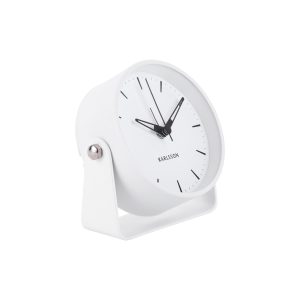 Karlsson Calm Alarm Clock Väckarklocka KA5937WH - Unisex - 11 cm - Quartz