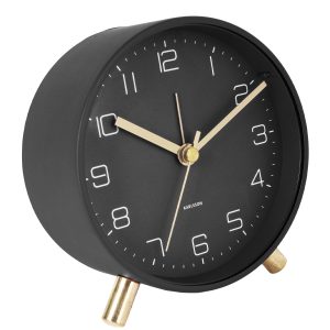 Karlsson Lofty Alarm Clock Väckarklocka KA5752BK - Unisex - 11 cm - Quartz