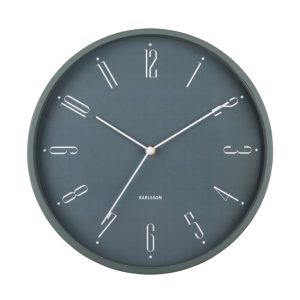 Karlsson Regal Numbers Väggklocka KA5988GR - Unisex - 30 cm - Quartz