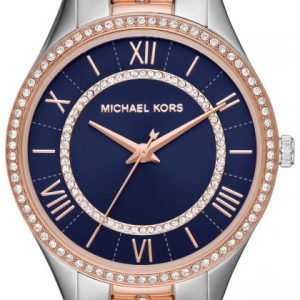 Michael Kors 99999 Damklocka MK3929 Blå/Roséguldstonat stål Ø33 mm