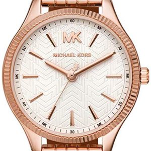 Michael Kors 99999 Damklocka MK6641 Vit/Roséguldstonat stål Ø36 mm