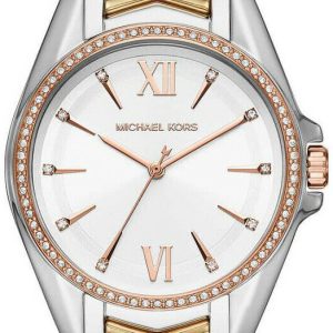 Michael Kors 99999 Damklocka MK6686 Vit/Roséguldstonat stål Ø38 mm