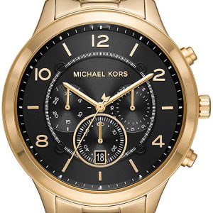 Michael Kors 99999 Damklocka MK6712 Svart/Gulguldtonat stål Ø44 mm