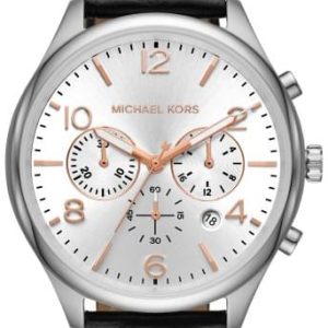 Michael Kors 99999 Herrklocka MK8635 Silverfärgad/Läder Ø42 mm