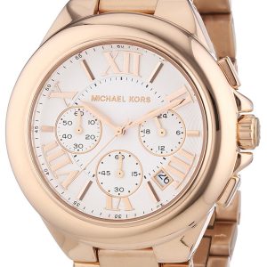 Michael Kors Camille Damklocka MK5757 Vit/Roséguldstonat stål Ø43