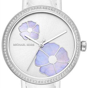 Michael Kors Courtney Damklocka MK2716 Vit/Läder Ø36 mm