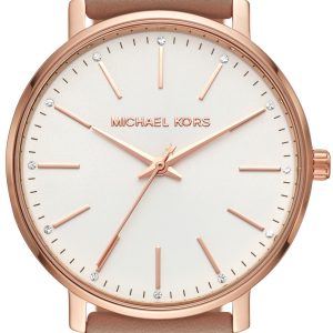 Michael Kors Damklocka MK2748 Pyper Vit/Läder Ø38 mm