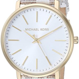 Michael Kors Damklocka MK2858 Pyper Vit/PVC (Polyvinylklorid) Ø38 mm