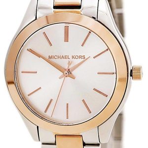 Michael Kors Damklocka MK3204 Vit/Roséguldstonat stål Ø34 mm