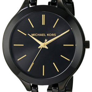 Michael Kors Damklocka MK3317 Runway Svart/Stål Ø42 mm