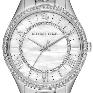 Michael Kors Damklocka MK3900 Lauryn Vit/Stål Ø33 mm