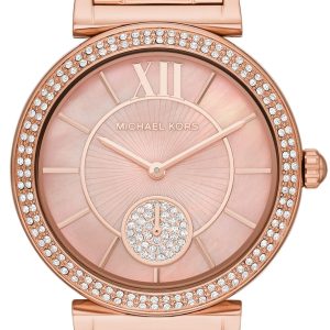 Michael Kors Damklocka MK4617 Abbey Rosa/Roséguldstonat stål Ø36 mm